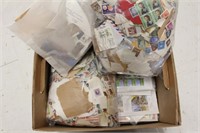 World-Wide Box Lot - Mint Panels & Bags of Stamps