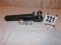 Heavy Duty Hitch With 2" Ball And Extra 2 1/8"