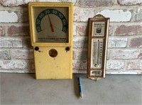 (2X) ADVERTISING THERMOMETERS: TAYLOR OIL