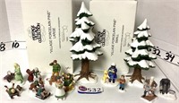 DEPT 56 HERITAGE SERIES "PORCELAINE PINES" & MORE