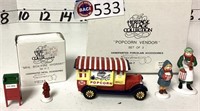 DEPT 56 HERITAGE SERIES "POPCORN VENDOR, ....