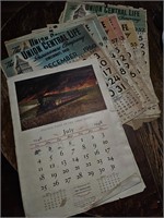 '40s 50s and 60s wall calendars