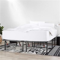 Amazon Basics Foldable Metal Platform Bed, Twin