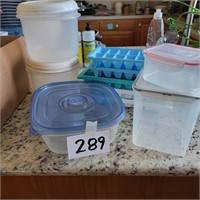 Storage Containers and Ice Trays