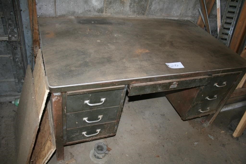 Vintage industrial desk
