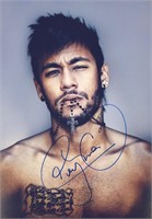 Neymar Autograph  Photo