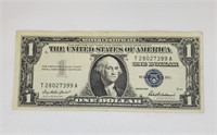 Silver Certificate One Dollar Note