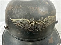 German WWII Lutwschutz Steel Helmet