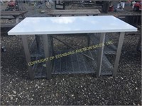 HEAVY DUTY METRO SHELVING & NSF COUNTERTOP TABLE