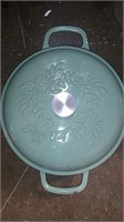 BKLYN ENAMELED CAST IRON BRAISER WITH LID