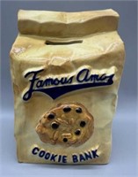 Famous Amos Cookie Ceramic Bank