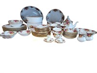 Royal Albert , old country roses, dishes, and