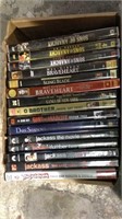 Box lot of 14 DVDs including the jack ass movies,