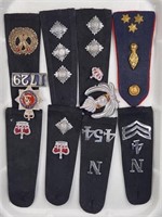 UK & HOLLAND RANK, BADGE, SHOULDER TABS