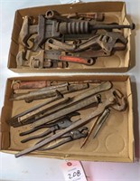 (2) Flats of Vintage Tools
