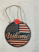 Wooden Welcome Hanger