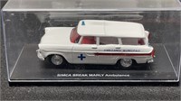 Simca Break Marly Ambulance Die Cast Car In Case 4