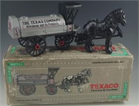 ERTL TEXACO HORSE AND TANKER COIN BANK MIB