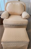 Sofa Chair with Foot Stool