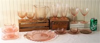 Vintage Pink Glassware Some Depression Glass