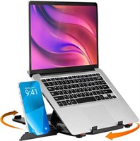 MEFEE Premium Laptop Stand w/ Phone Holder,