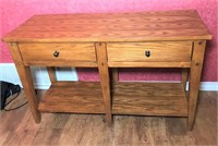 Two Drawer Entry Table