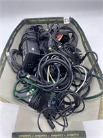 Box lot of Wires & Cords