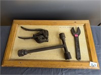 Tool Lot-  Antique PA Railroad Wrench &