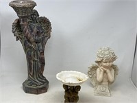 Angel and cherub decor/statues