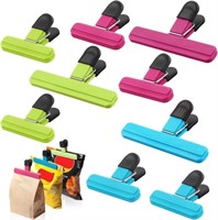 9 Pack Bag Sealer - Reusable Food Clips