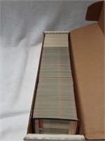 BOX OF BASEBALL CARDS MARKED 88 FLEER 91 SCORE