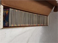 BOX OF BASEBALL CARDS MARKED 89 DONRUSS