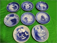 (8) Desiree Denmark Collector Plates