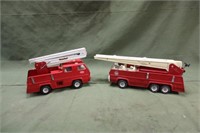 (2) Metal Vintage Tonka Fire Trucks