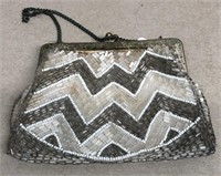 French beaded change purse