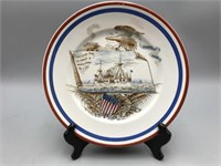 Remember the Maine patriotic plate