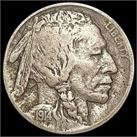 1914-D Buffalo Nickel LIGHTLY CIRCULATED