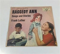 Vintage Raggedy Ann Songs And Stories Vinyl 33