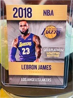 2018 LeBron James Rookie Phenoms Gold Platinum