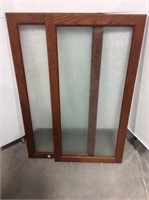 2 Cabinet Doors Or Window Panels 36 X 18 "