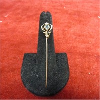 Antique 10k gold stick pin.