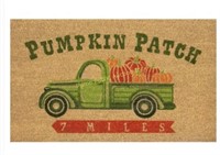 Home Accents $21 Retail 18x30 Pumpkin Patch Green