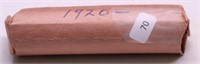 ROLL OF 1920 LINCOLN CENTS CIRC