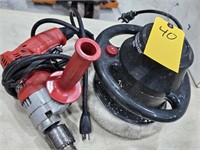 MILWAUKEE CORDED DRILL & BUFFER