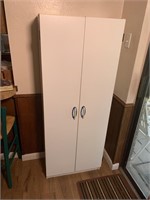 Doiuble Door White Cabinet 60x24x13