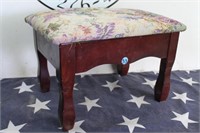 Small Vintage Sewing Ottoman