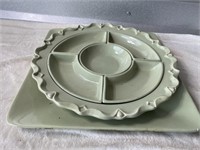 Green Platter & Divided Server