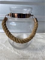Glass and Copper Vase