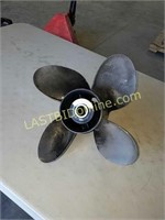 4 blade stainless steel OMC prop