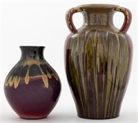Signed American Studio Art Pottery Vases, 2